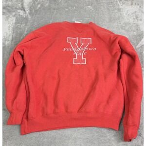 Vintage 90s Youngstown State Penguins Sweatshirt Men's Size XL Red